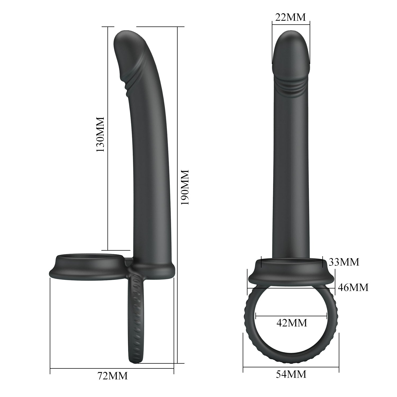 Party Up MARTIN Cock & Ball Rings with Double Penetrator Vibrating Cock Rings