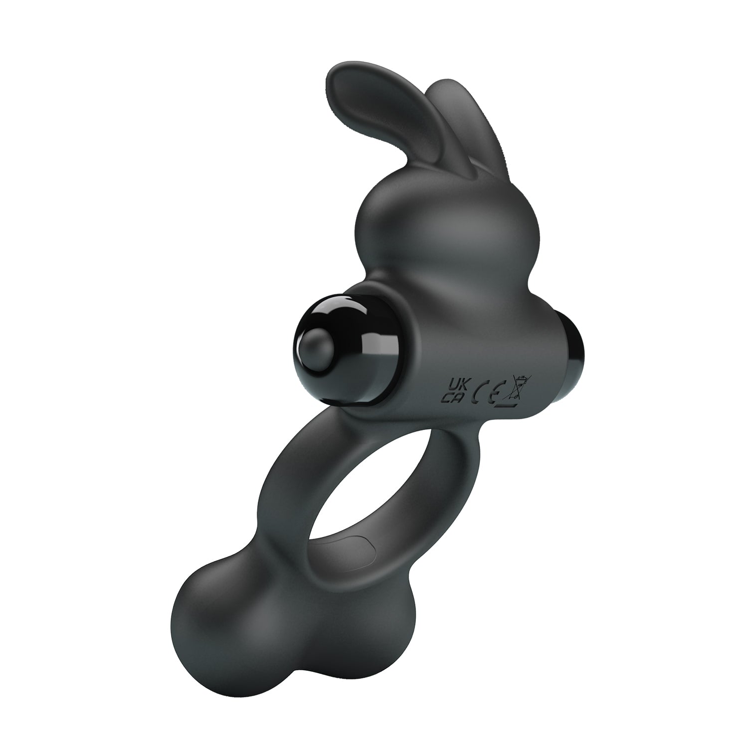 Baile Yusuf Vibrating Mens Cock Ring with Steele Balls - Vibrating Cock Rings