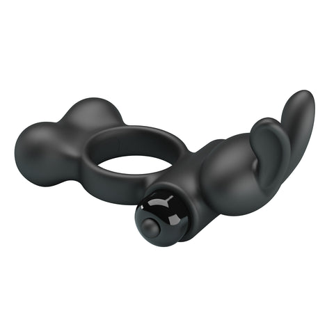 Baile Yusuf Vibrating Mens Cock Ring with Steele Balls - Vibrating Cock Rings