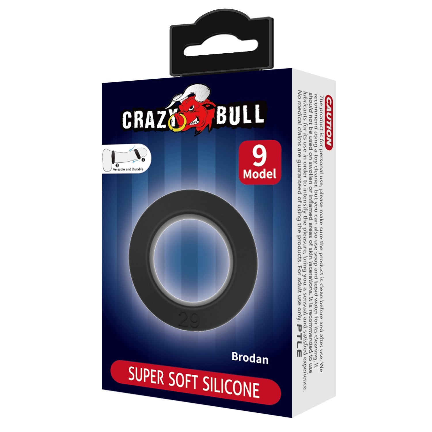 Baile Brodan Super Soft Silicone Cock Ring No.9 Stretchy Cock Rings