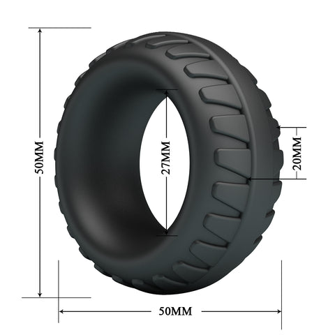 Baile Dilson Super Soft Stretchy Silicone Cock Ring No.3 - Stretchy Cock Rings