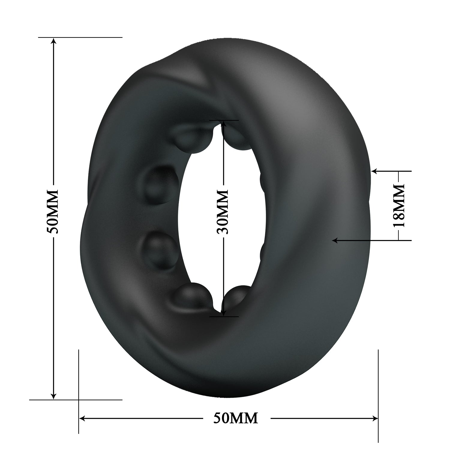Baile Daquez Super Soft Silicone Cock Ring No.4 Stretchy Cock Rings