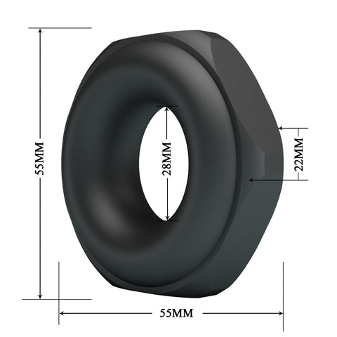 Baile Jarvius Super Soft Silicone Cock Ring No.14 - Stretchy Cock Rings
