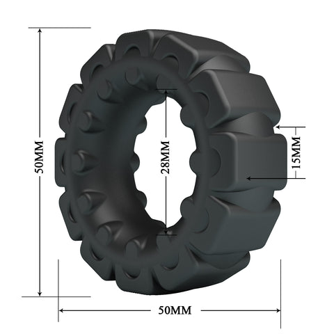 Baile Laiden Super Soft Silicone Stretchy Cock Ring No. 5 - Stretchy Cock Rings