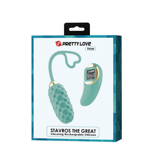 Stavros The Great Vivian Remote Control 10 Functions Vibrating Love Egg - Love Eggs and Kegel Exercisers