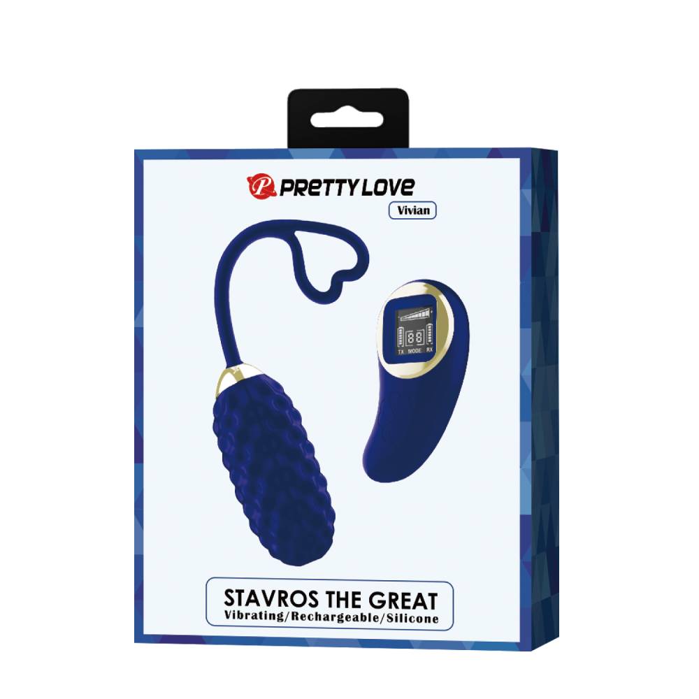 Stavros The Great Vivian Remote Control 10 Functions Vibrating Love Egg Love Eggs and Kegel Exercisers