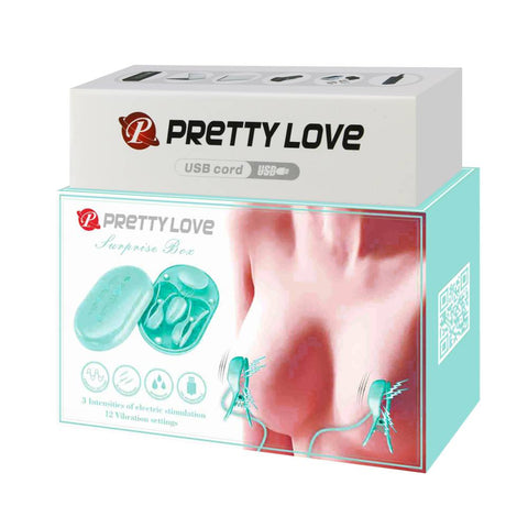 Pretty Love Surprise Box Multi Functions Nipple Clamps - Nipple and Clit Clamps