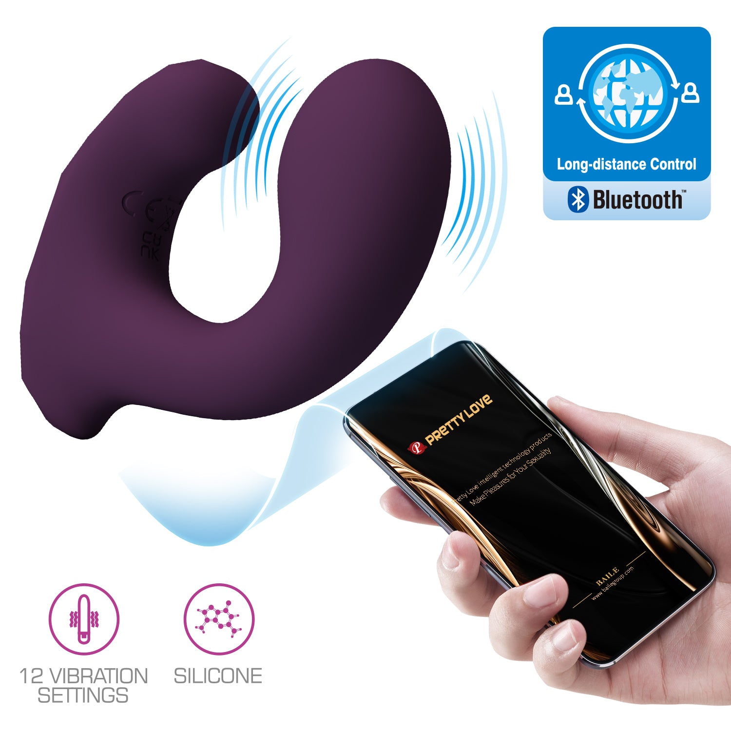 Pretty Love Billy App Control G-Spot Vibrator Byzantium G-Spot Vibrators