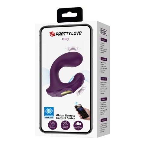 Pretty Love Billy App Control G-Spot Vibrator Byzantium - G-Spot Vibrators