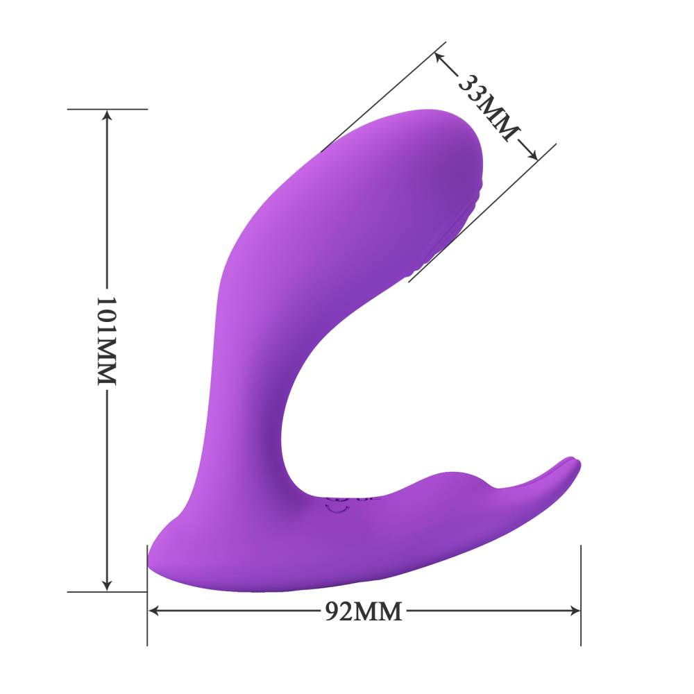 Pretty Love Idabelle 12 Functions Rechargeable Clitoral Stimulator Clit Ticklers and Pulsators