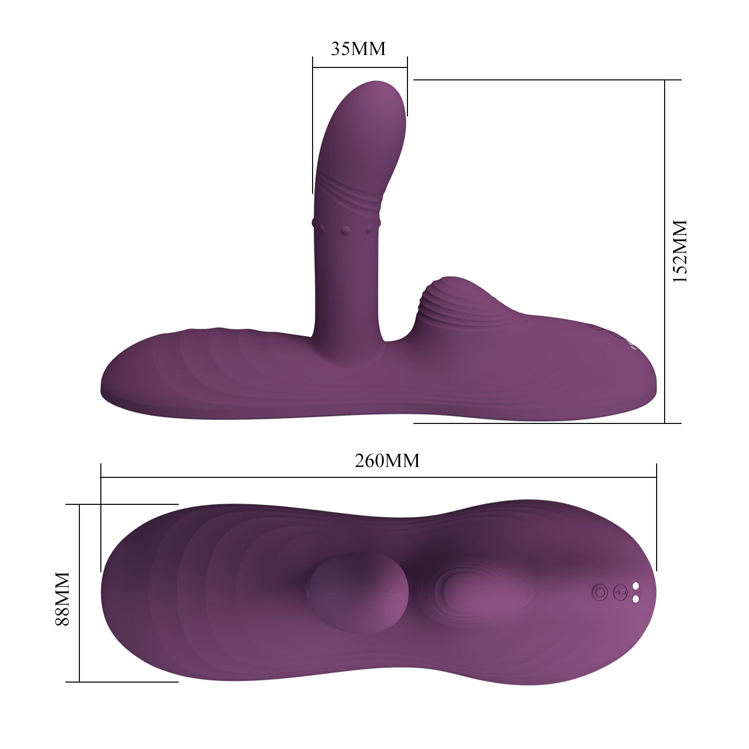 Baile Luka Rechargeable Remote Control Love Pad Vibrator G-Spot Vibrators