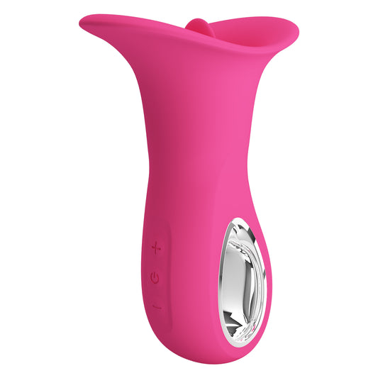 Pretty Love Clyde Oral Sex Clitoral Massager Pink - Clit Ticklers and Pulsators