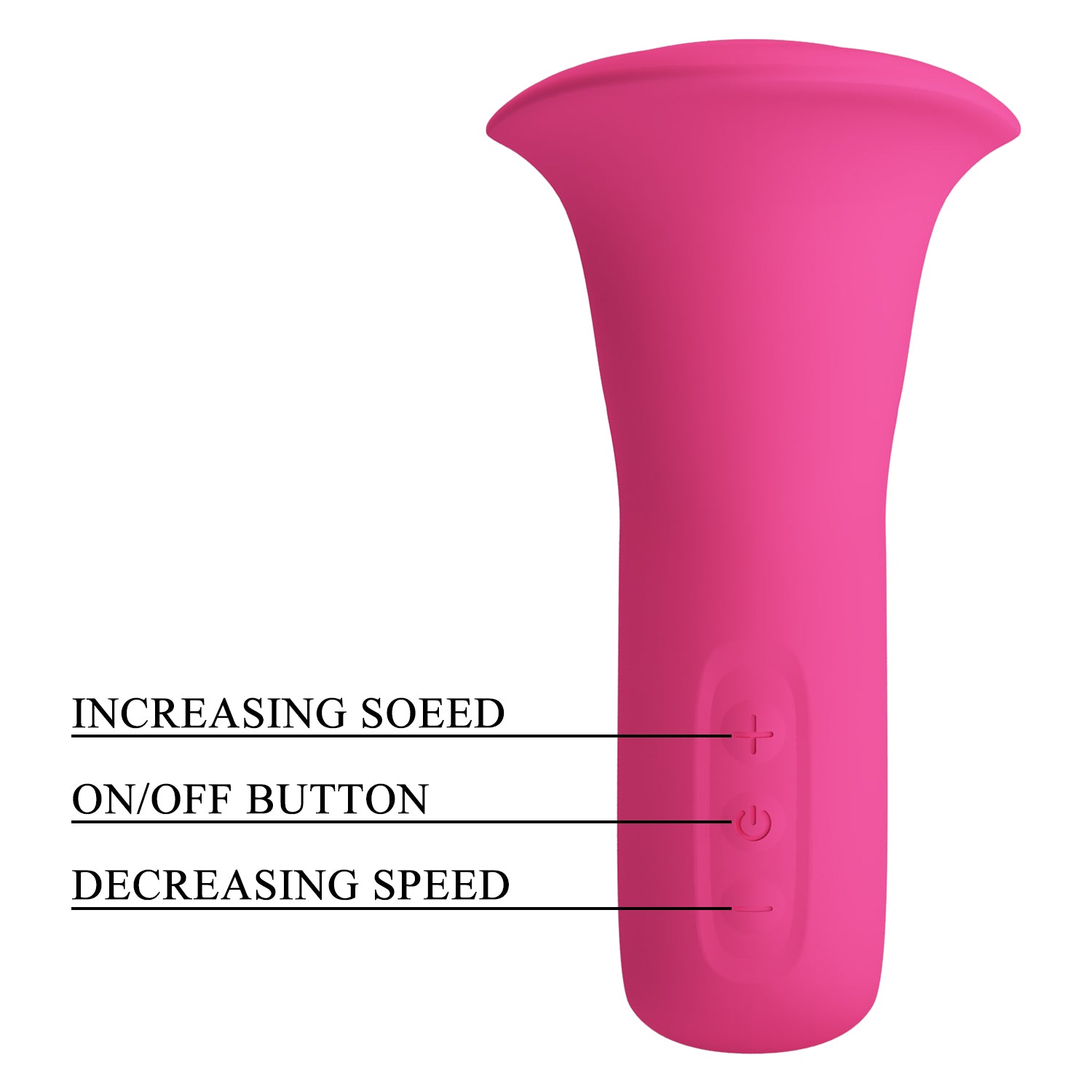 Pretty Love Clyde Oral Sex Clitoral Massager Pink Clit Ticklers and Pulsators