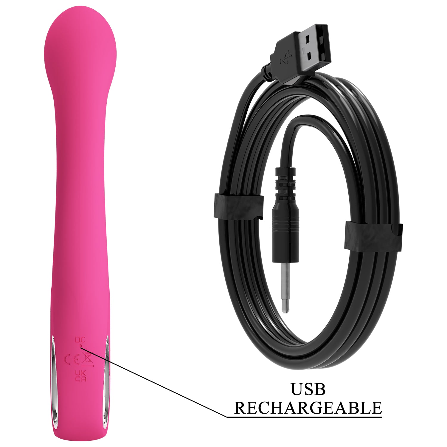 Pretty Love Fritz Rechargeable Rabbit Massager Pink Rabbit Vibrators