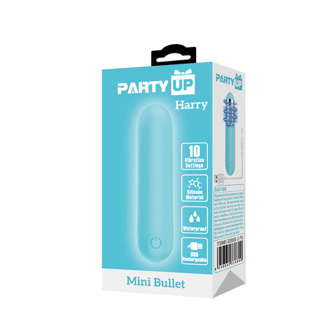 Party Up HARRY USB Rechargeable Bullet Vibrator - Bullet Vibrators
