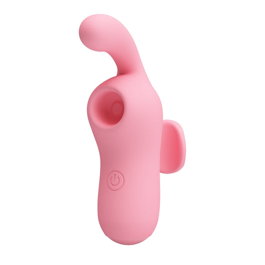 Pretty Love Magic Fairy Rechargeable Finger Massager Pink - Finger and Tongue Vibrators