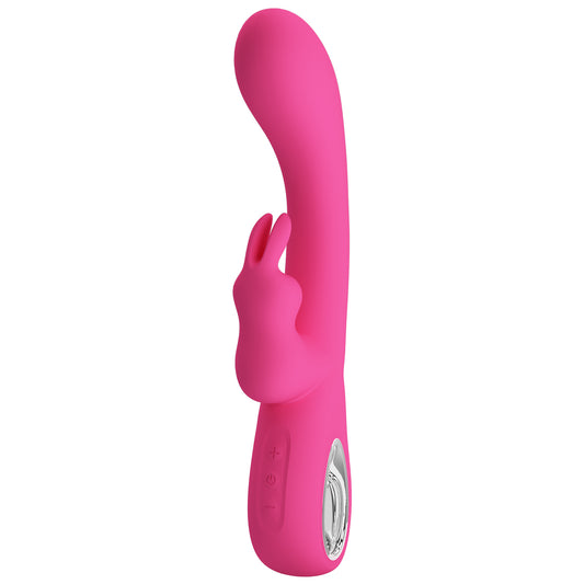 Pretty Love Novak 12 Functions Rabbit Vibrator Pink - Rabbit Vibrators