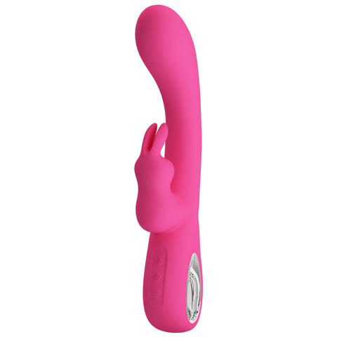 Pretty Love Novak 12 Functions Rabbit Vibrator Pink - Rabbit Vibrators