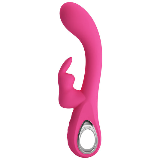 Pretty Love Novak 12 Functions Rabbit Vibrator Pink - Rabbit Vibrators
