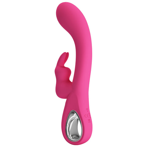 Pretty Love Novak 12 Functions Rabbit Vibrator Pink - Rabbit Vibrators