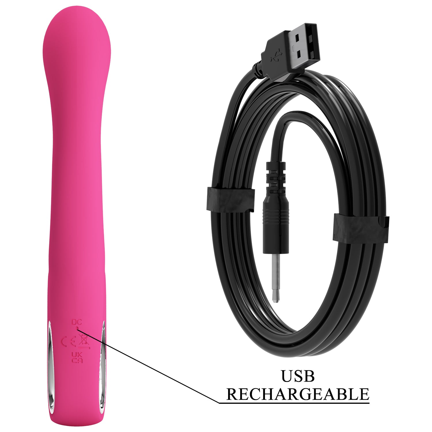 Pretty Love Novak 12 Functions Rabbit Vibrator Pink Rabbit Vibrators