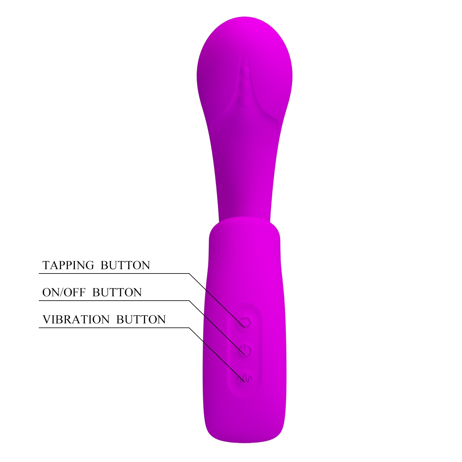 Baile Sibel Rechargeable Tapping G Spot Vibrator G-Spot Vibrators