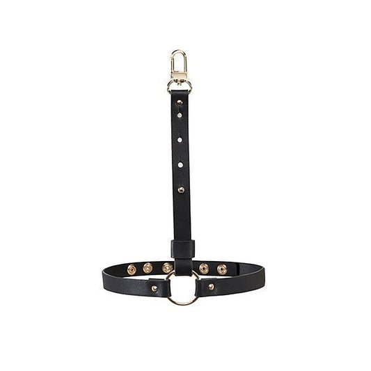 Bijoux Indiscrets Maze Shorts Garter - Vegan Leather Lingerie Accessory - Her Fetish