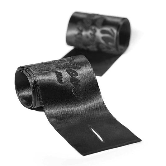 Bijoux Indiscrets Silky Sensual Restraints - Luxurious Satin Handcuffs - Cuffs and Restraints