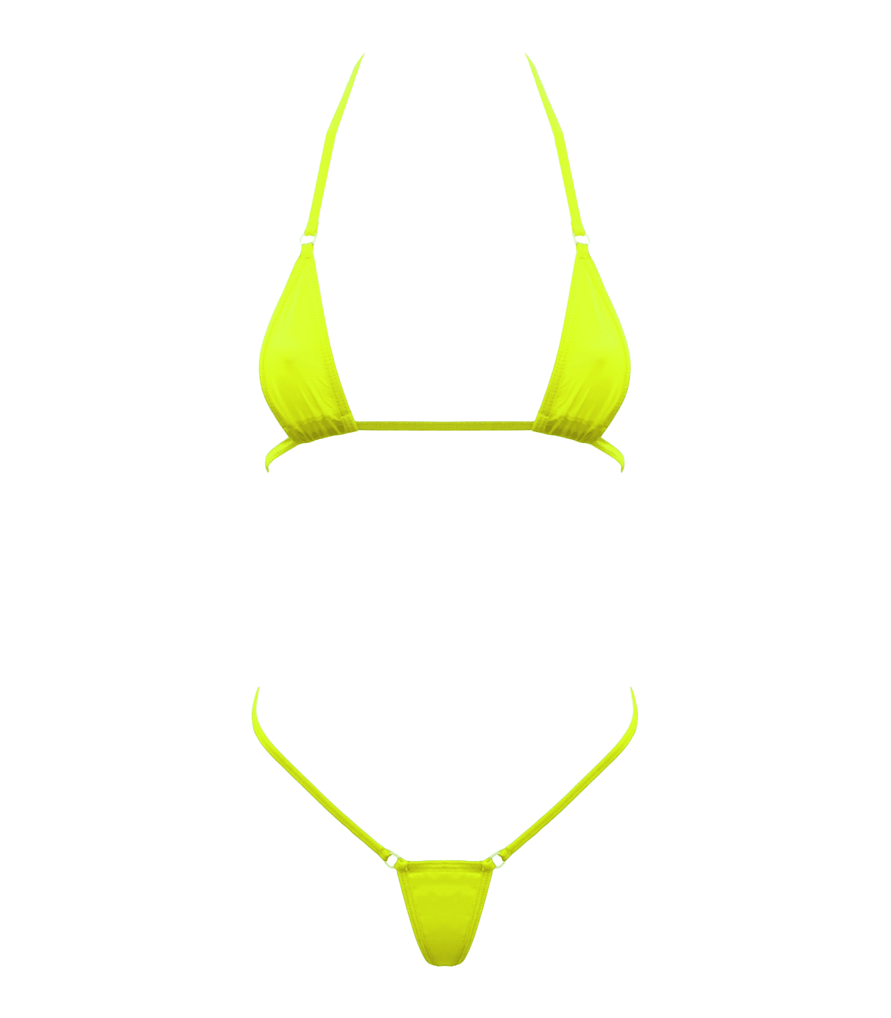 Love In Leather Spandex Fabrix Womens Micro Bikini - Bras and Bra Sets