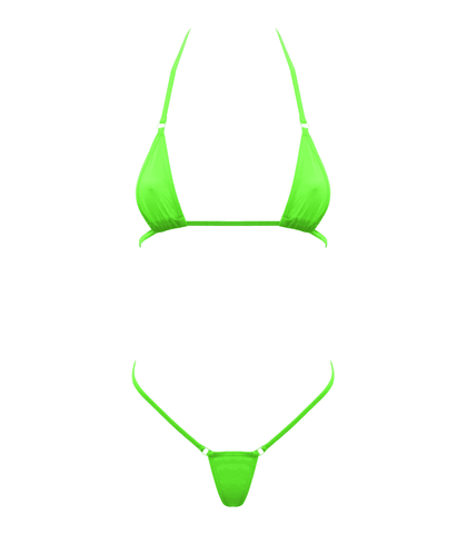 Love In Leather Spandex Fabric Womens Micro Bikini - Bras and Bra Sets