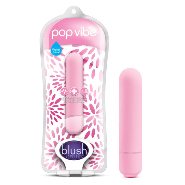 Blush Novelties Pop Vibe 10 Function Bullet Vibrator Pink Bullet Vibrators