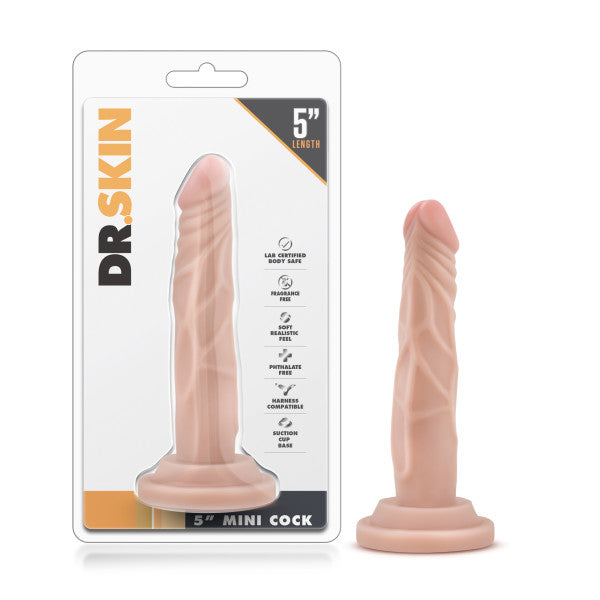 Blush Novelties Dr Skin Mini Realistic Cock 12.7cm Flesh Realistic Dildos