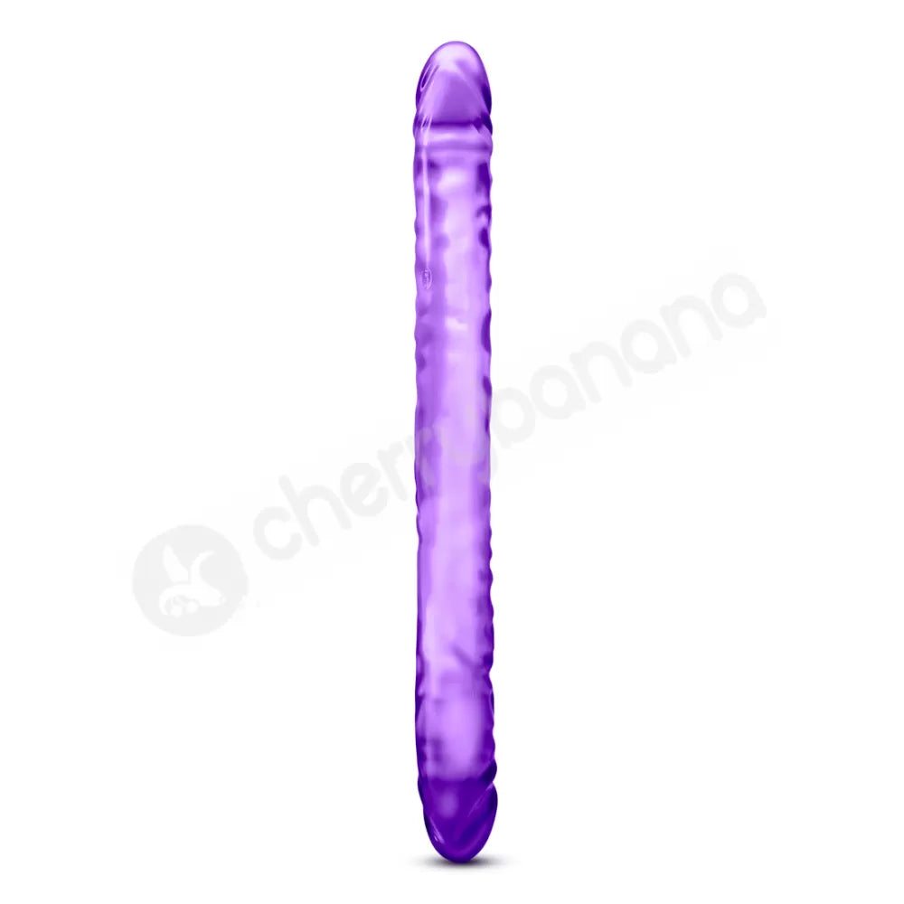 B Yourss Double Ender Realistic Dildo Purple 18 Inch Double Ender