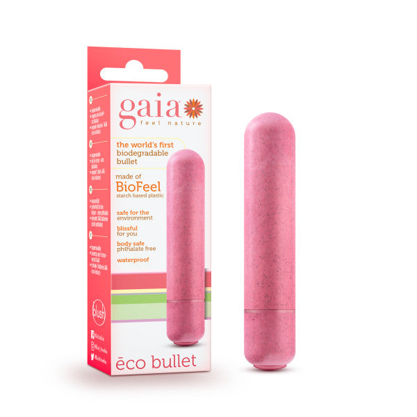 Blush Novelties Gaia Eco Bullet Vibrator Bullet Vibrators