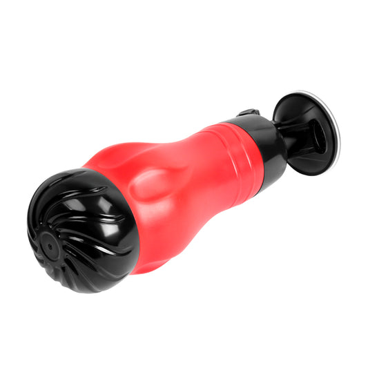 Baile Stroker Mouth Flora Red and Black Masturbator - Masturbators and Strokers
