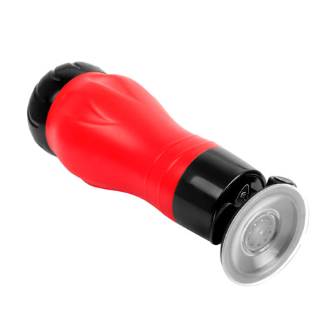 Baile Stroker Mouth Flora Red and Black Masturbator - Masturbators and Strokers