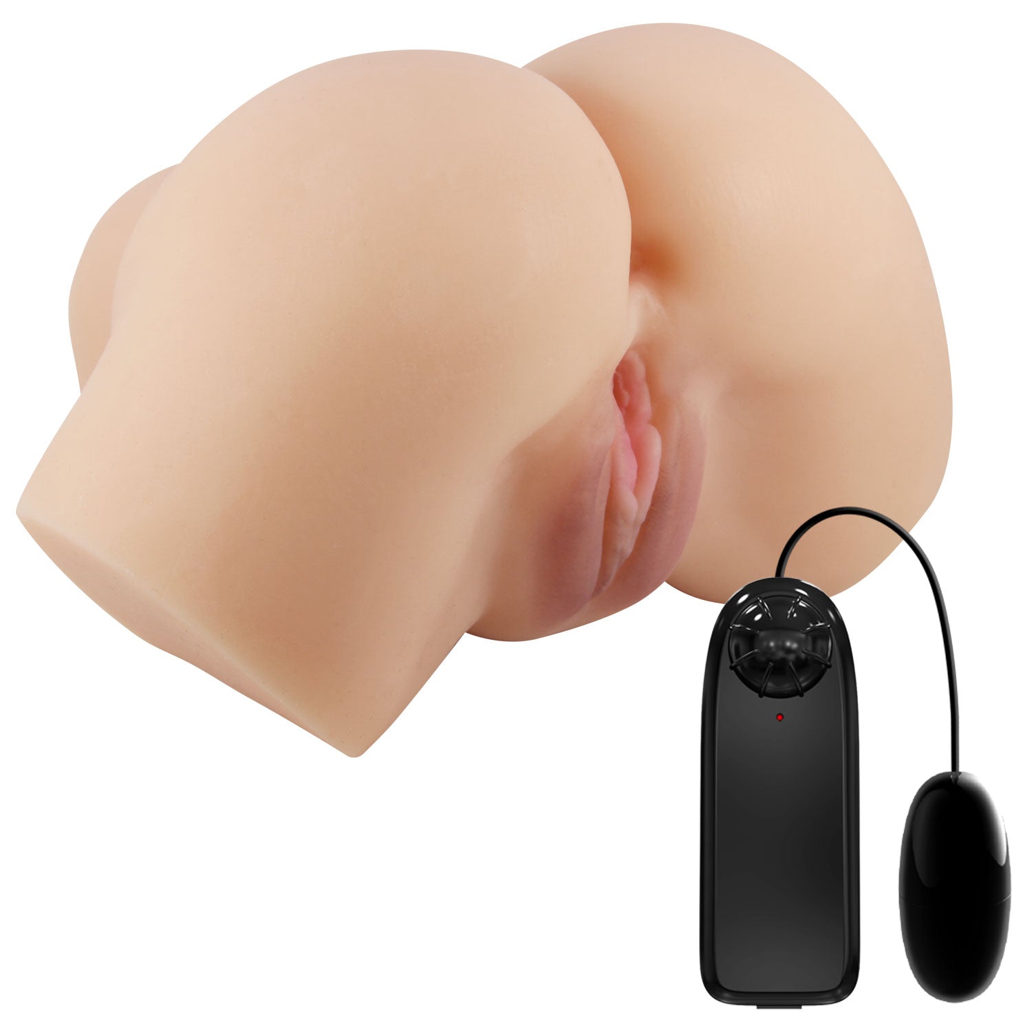 CRAZY BULL HAILEY Vibrating Doggy Torso Masturbator Flesh Masturbators and Strokers