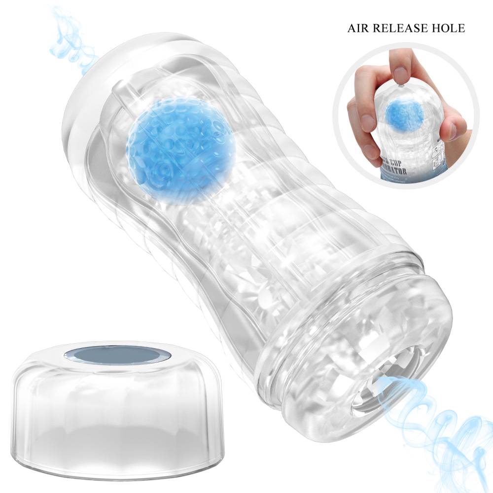 Pretty Love Vacuum Ball Rolling Male Masturbator Cup Masturbators and Strokers