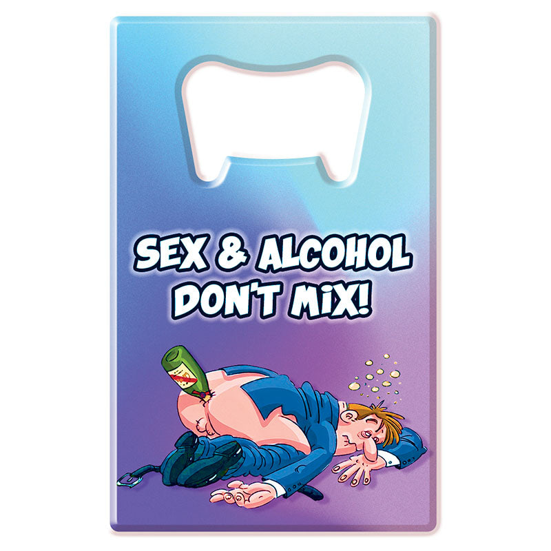 Ozze Creations Sex & Alcohol Dont Mix Novelty Bottle Opener Party Gifts and Novelties