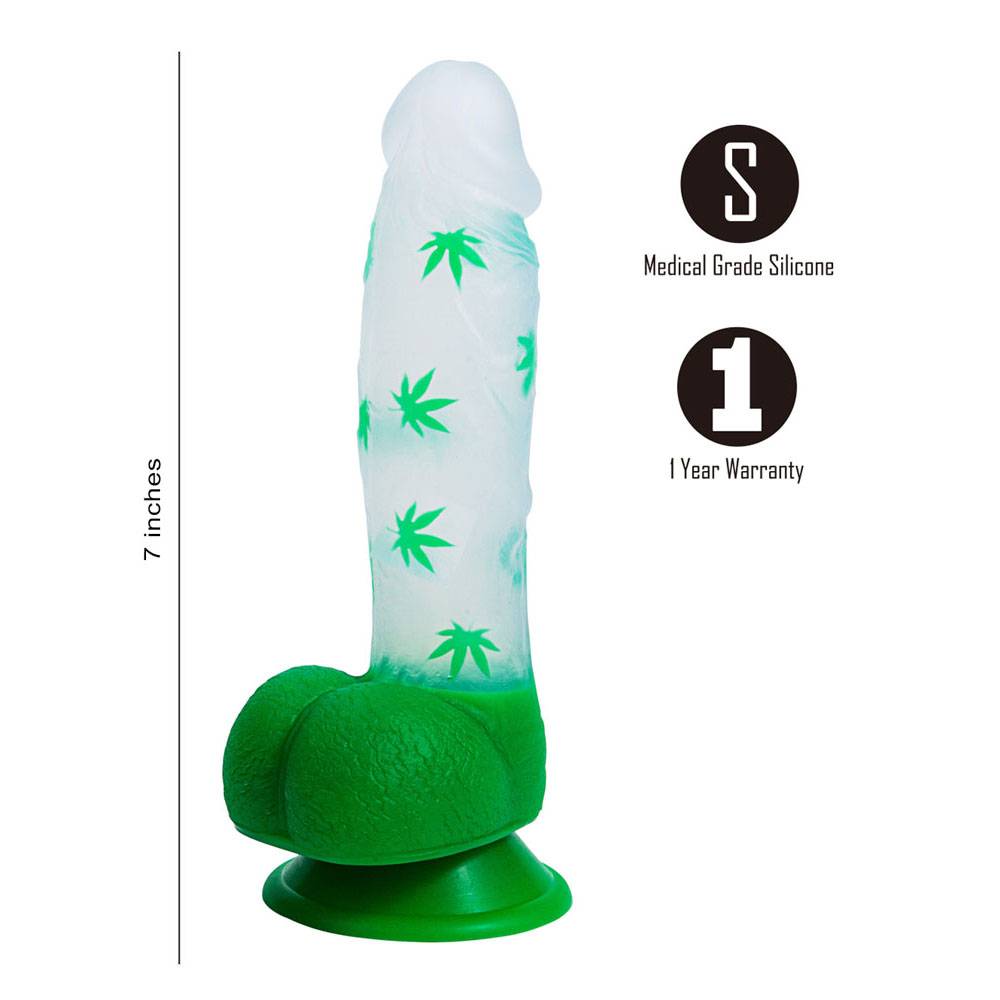 Maia LEIF Leaf Print Realistic Dong Realistic Dildos