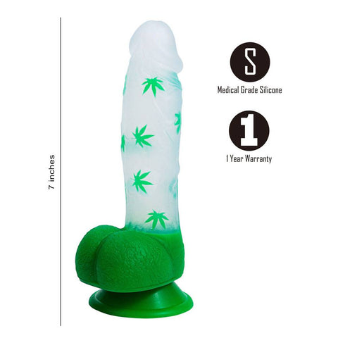 Maia LEIF Leaf Print Realistic Dong - Realistic Dildos