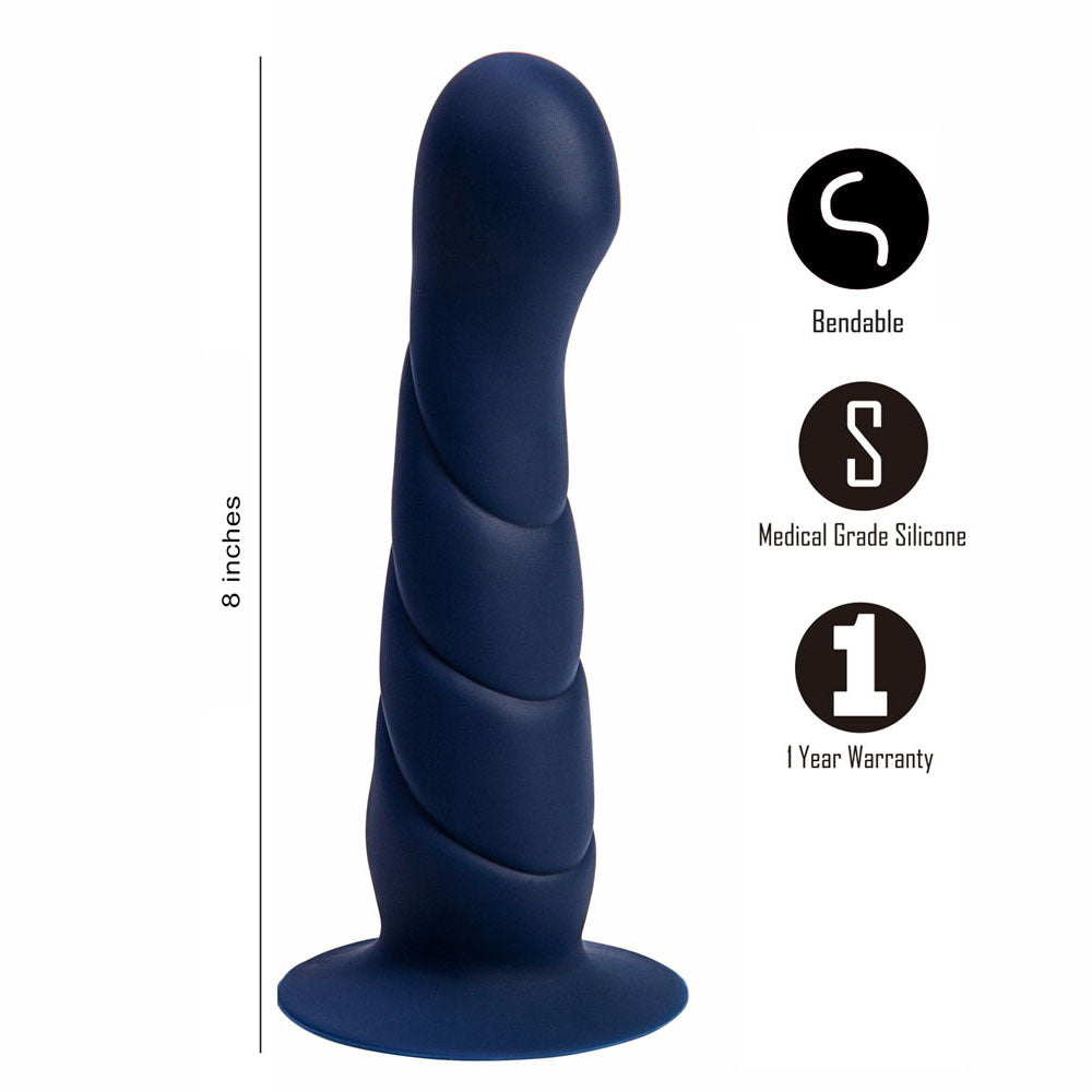 Maia MARIN 20.3 cm Flexible Silicone Dong Realistic Dildos