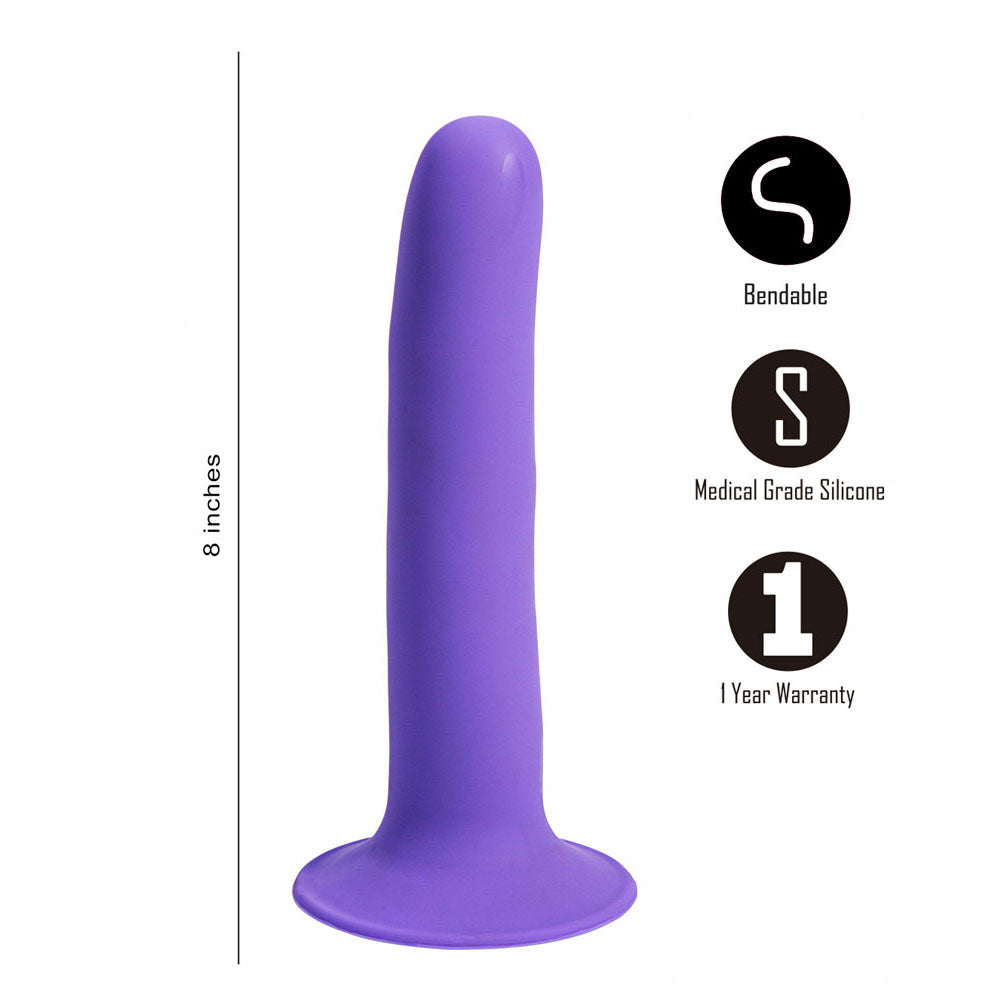 Maia MARIN 20.3 cm Flexible Silicone Dong Realistic Dildos