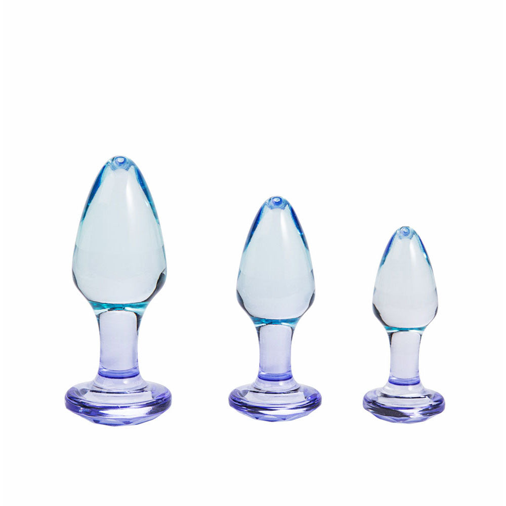 Maia BUTTIES Clear Butt Plugs Set of 3 Sizes Butt Plugs