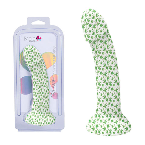 Maia WOWIE Glow In Dark Realistic Dong White - Realistic Dildos