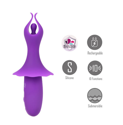 Maia SIENNA USB Rechargeable Fluttering Bullet Vibrator - Bullet Vibrators