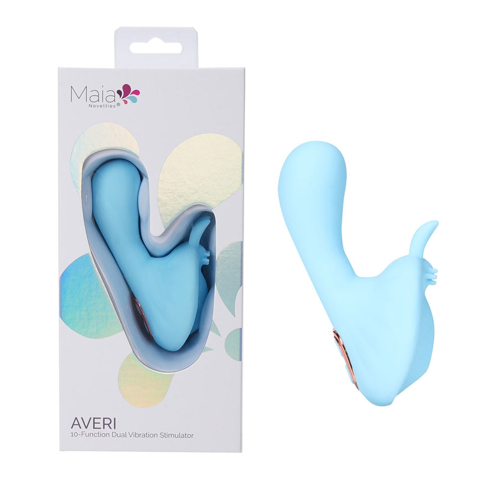 Maia AVERI USB Rechargeable Clitoral Vibrator Clit Ticklers and Pulsators