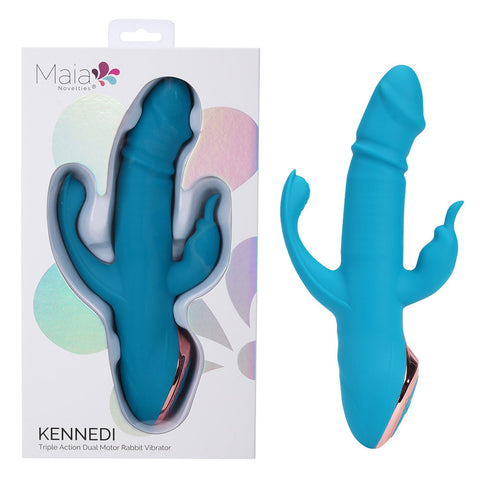 Maia KENNEDI Rechargeable Triple Stimulating Vibrator - Rabbit Vibrators