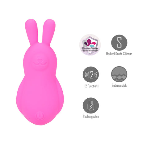 Maia BRI USB Rechargeable Vibrating Bunny Bullet Vibrator - Bullet Vibrators