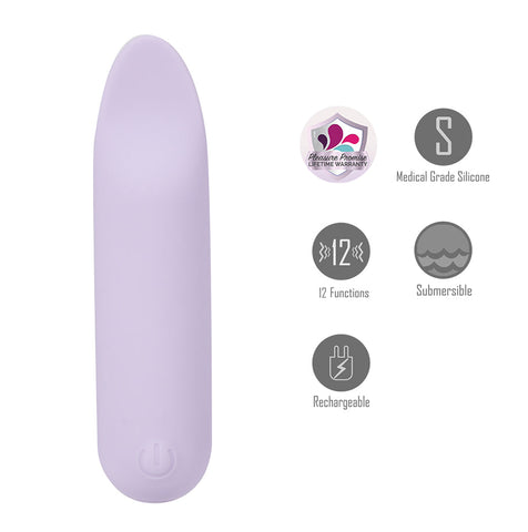 Maia TAWNI Rechargeable Bullet with Flickering Tip - Bullet Vibrators